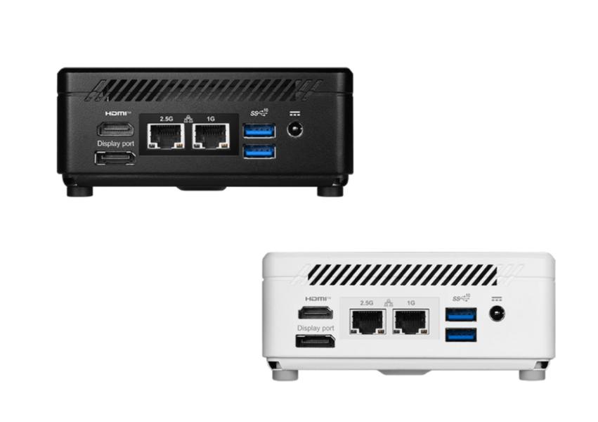 Kомпютър MSI Cubi 5 12M-002BEU, Intel Core i3-1215U 6C (1.2 / 4.4GHz, 10MB Cache), Intel UHD Graphics , 2x DDR4 3200MHz SO-DIMMs, 1x M.2 SSD (NVMe PCIe Gen4 x4), 1x 2.5" HDD / SSD, Wi-Fi 6E+BT, LAN