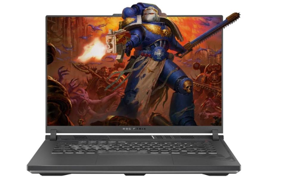 Лаптоп Asus ROG Strix G16 G614JU-N3218, Intel Core i7-13650HX 14C (2.6/4.9GHz, 24MB Cache),16" (40.64cm) WUXGA IPS 165Hz Anti-Glare Display, NVIDIA GF RTX 4050 6GB, 16GB DDR5, 1TB SSD NVMe, HDMI, 2x USB-C, Free DOS