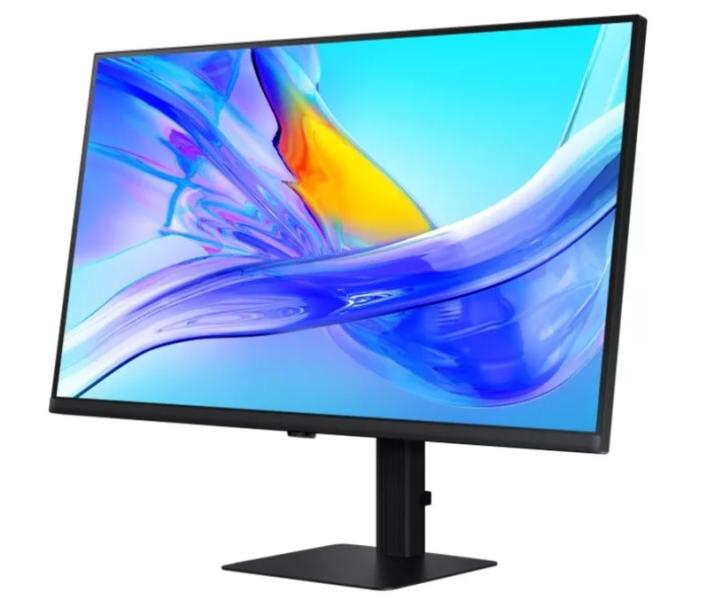 Монитор Samsung ViewFinity S8 LS-32D800UA, 32" (81.28cm) VA панел, 4K/UHD, 5ms, Mega DCR, 350cd/m2, DisplayPort, HDMI, LAN, USB Hub