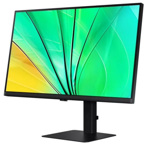 Монитор Samsung ViewFinity S6 LS27-D600EAU, 27" (68.58cm) IPS панел, 100Hz, WQHD, 5ms, 350cd/m2, DisplayPort, HDMI, USB Hub