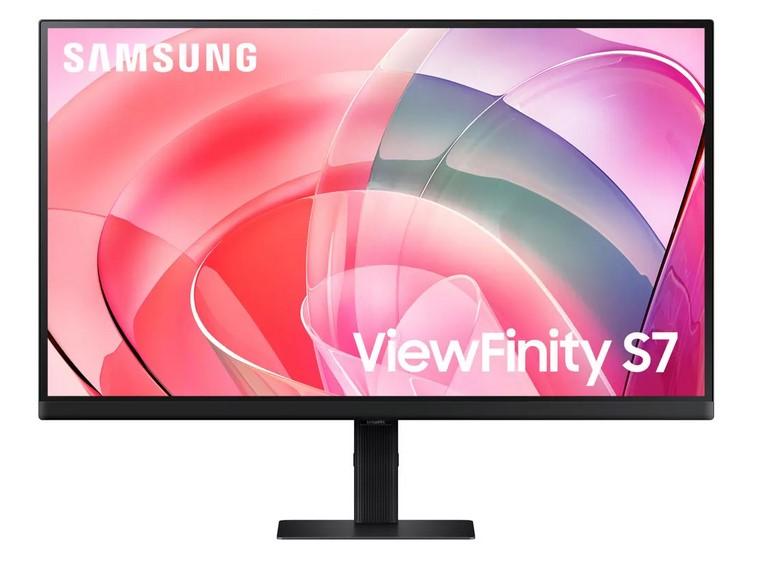 Монитор Samsung ViewFinity S70D LS27D700EAUXEN, 27" (68.58cm) IPS панел, 4K/UHD, 5ms, Mega DCR, HDR10, 350cd/m2, HDMI, DP