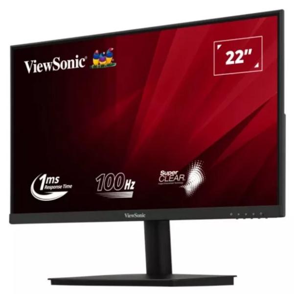 Монитор ViewSonic VA220-H, 22" (55.88 cm) VA Full HD, 100Hz, 1ms, 50 000 000:, 250 cd/m2, VGA, HDMI