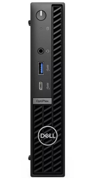 Компютър Dell OptiPlex Micro 7020, Intel Core i5-14500T 14C (1.7/4.8GHz, 24MB Cache), 8GB DDR5, 512GB SSD NVMe, Wi-Fi 6E+BT, 1x USB 3.2 Gen 2 Type-C, HDMI, DP, Linux