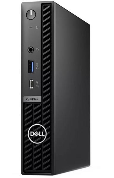 Компютър Dell OptiPlex Micro 7020, Intel Core i5-14500T 14C (1.7/4.8GHz, 24MB Cache), 8GB DDR5, 512GB SSD NVMe, Wi-Fi 6E+BT, 1x USB 3.2 Gen 2 Type-C, HDMI, DP, Linux