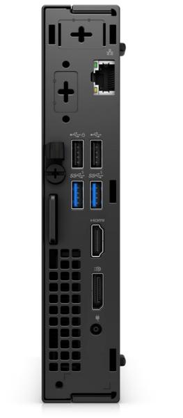 Компютър Dell OptiPlex Micro 7020, Intel Core i5-14500T 14C (1.7/4.8GHz, 24MB Cache), 8GB DDR5, 512GB SSD NVMe, Wi-Fi 6E+BT, 1x USB 3.2 Gen 2 Type-C, HDMI, DP, Linux