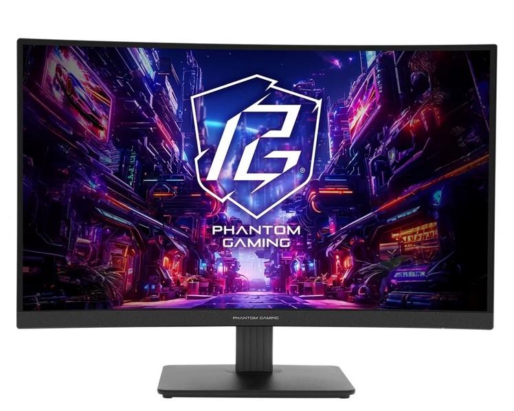 Монитор Asrock Curved Gaming Monitor PG27QRT1B, 27" (68.58cm) QHD 1500R VA, Anti-Glare, 180 Hz, 5 000:1, 1ms, 300 cd/m2, 2x HDMI, 1x DP