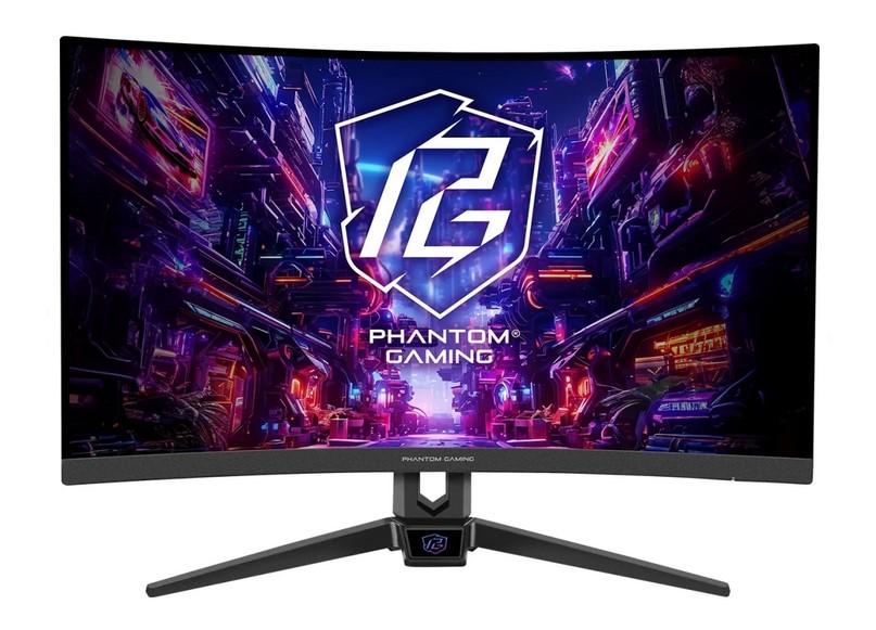 Монитор Asrock Curved Gaming Monitor PG27FRS1A, 27" (68.58cm) FHD 1500R VA, Anti-Glare, 280 Hz, 4 000:1, 1ms, 300 cd/m2, 2x HDMI, 1x DP