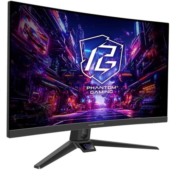 Монитор Asrock Curved Gaming Monitor PG27FRS1A, 27" (68.58cm) FHD 1500R VA, Anti-Glare, 280 Hz, 4 000:1, 1ms, 300 cd/m2, 2x HDMI, 1x DP