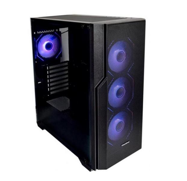 Кутия TrendSonic Chassis FC-C01 ARGB, Middle Tower, 1 x USB Type-C, 3 x USB 3.0, Mini-ITX/Micro-ATX/ATX/E-ATX