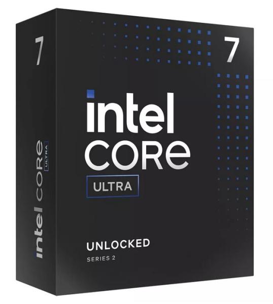 Процесор Intel Core Ultra 7 265K, 20C (3.9/5.4GHz, 30MB Cache, 0.3-2.0GHz GPU, LGA1851), BOX, без охлаждане