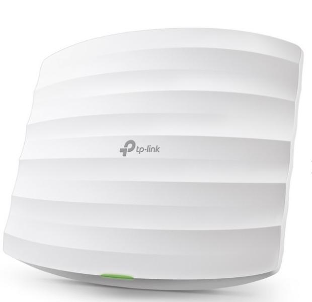 Точка за достъп TP-Link EAP225 AC1350 Wireless MU-MIMO, 2.4GHz (450Mbps) / 5GHz (867Mbps), 1x Gigabit Ethernet port (10/100/1000 Mbps), 3x вътрешни антени