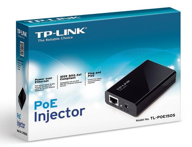 PoE инжектор TP-Link Omada TL-POE150S, 2 x 10/100/1000Mbps RJ45 Port