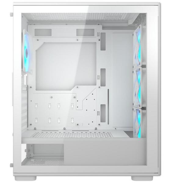 Кутия COUGAR MX220 RGB White, Mid Tower, 2 x USB 3.0, 1 x USB Type-C, Mini ITX / Micro ATX / ATX