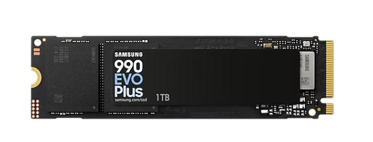 SAMSUNG 990 EVO Plus SSD 1TB, M.2 Type 2280, PCIe 5.0