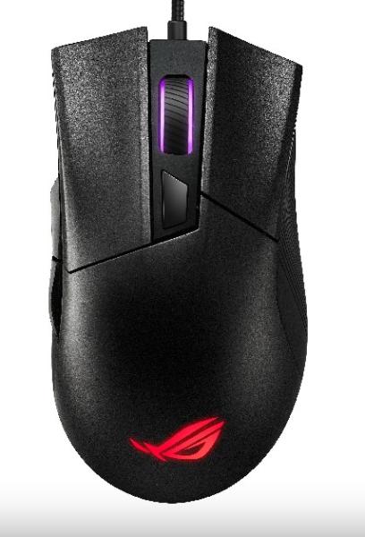Мишка ASUS ROG Gladius II Core, Optical, 6200 dpi, USB, черен
