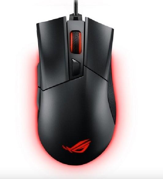 Мишка ASUS ROG Gladius II Core, Optical, 6200 dpi, USB, черен
