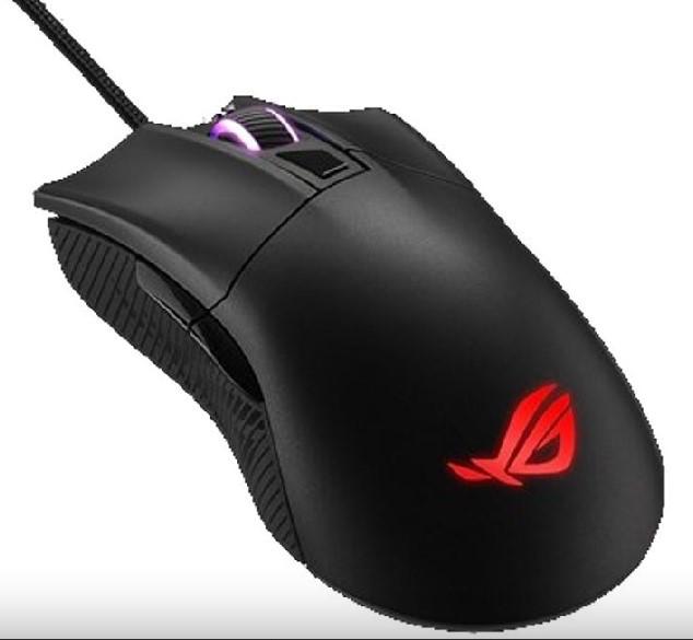 Мишка ASUS ROG Gladius II Core, Optical, 6200 dpi, USB, черен