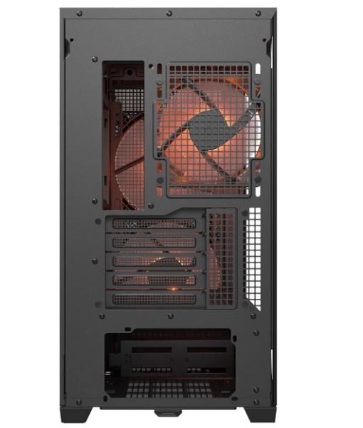 Кутия COUGAR MX600 Mini RGB Black, Mini Tower, 2 x USB 3.0, 1 x USB Type-C 3.2, Mini ITX / Micro ATX