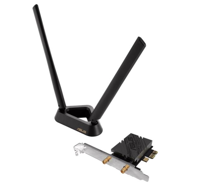 Безжична мрежова карта ASUS BE92BT WiFi 7, PCI-E, Bluetooth 5.4, 688 Mbps+ 2882 Mbps+ 5764 Mbps