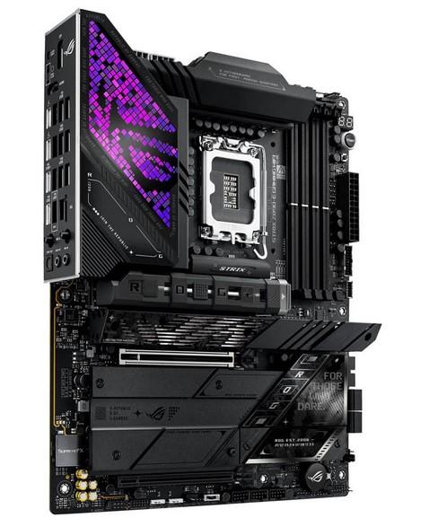 Дънна платка Asus ROG Strix Z890-E Gaming WIFI, Z890, LGA1851, DDR5, PCI-E 5.0, 4 x SATA 6Gb/s, 7 x M.2 Slots, 7 x USB 3.2 Gen 2 pe-A, 2 x Thunderbolt 4, 5GbE LAN, Wi-Fi 7, Bluetooth 5.4, HDMI, DP, ATX