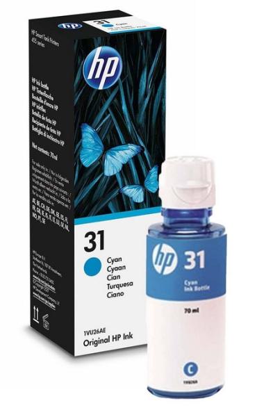 Консуматив HP 31 70-ml Cyan Original Ink Bottle (1VU26AE)