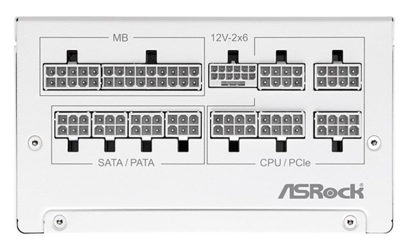 Захранване Asrock SL-850GW, 850W, Active PFC, Full Modular, ATX 3.1, PCIe 5.1, 80 PLUS Gold