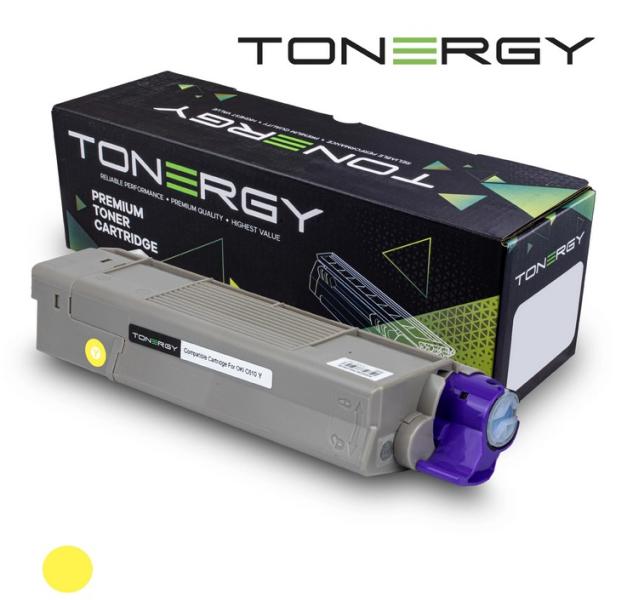 Tonergy съвместима Тонер Касета Compatible Toner Cartridge OKI C610cdn, MC560,  Yellow, 6k