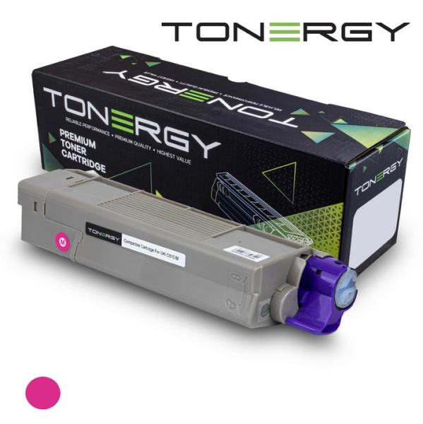 Tonergy съвместима Тонер Касета Compatible Toner Cartridge OKI C610cdn, MC560,  Magenta, 6k