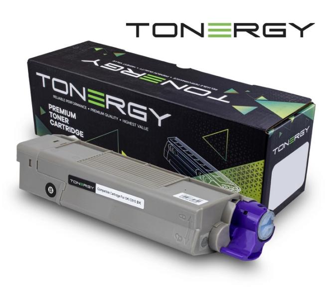 Tonergy съвместима Тонер Касета Compatible Toner Cartridge OKI C610cdn, MC560, Black, 8k