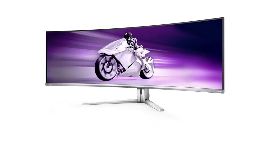 Монитор PHILIPS 49M2C8900L, 48.9" (124.3 cm) QD OLED, 144 Hz, 1 000 000:1, 0.03 ms, 1000cd/m2, 2 x HDMI , 1 x DisplayPort, 1 x USB-C