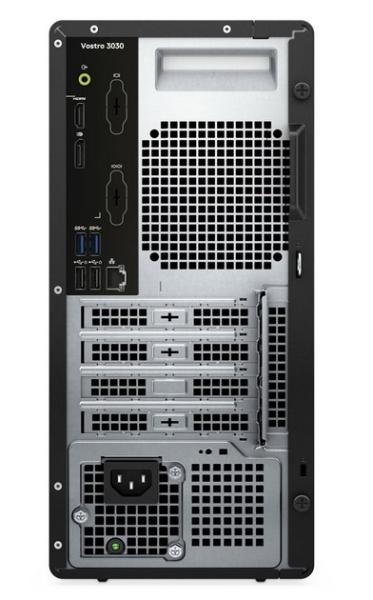 Настолен компютър Dell Vostro 3030, Intel Core i3-14100 4C (3.5/4.7GHz, 12MB Cache), 8GB DDR5, 512GB SSD NVMe, 3x USB 3.2 Gen 1 Type-A, Linux