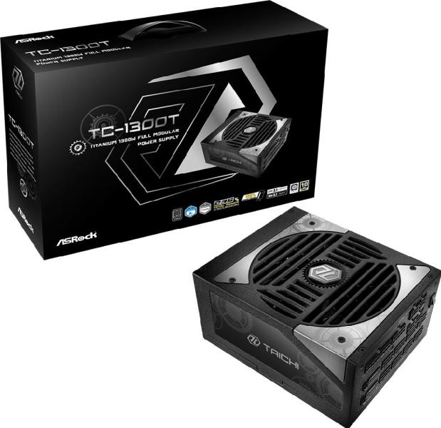 Захранване ASRock TC-1300T 1300W, ATX 3.1, 80 Plus Titanium, Fully Modular