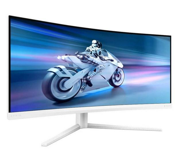 Монитор Philips 34M2C5501A, 34" (80.01cm) VA панел, 180Hz, WQHD, 0.5ms, Mega Infinity DCR, 300cd/m2, HDMI, DP, USB