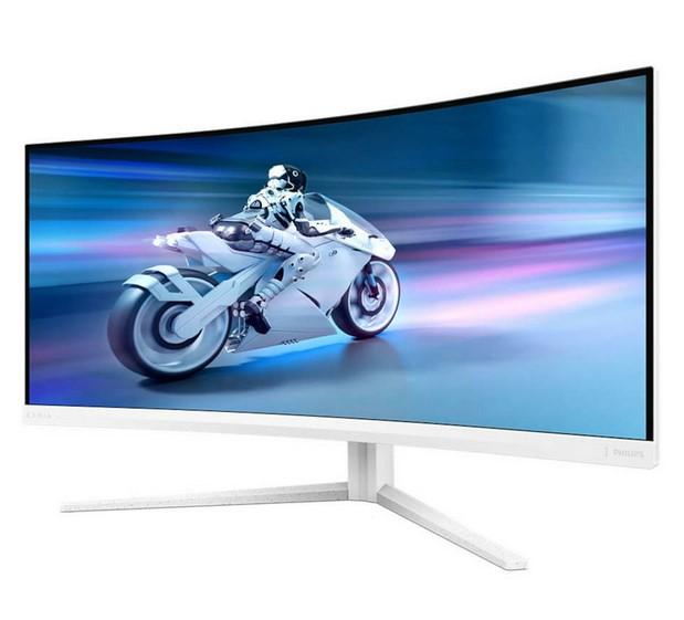Монитор Philips 34M2C5501A, 34" (80.01cm) VA панел, 180Hz, WQHD, 0.5ms, Mega Infinity DCR, 300cd/m2, HDMI, DP, USB
