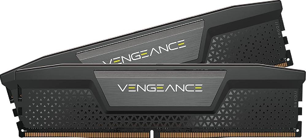 Памет Corsair VENGEANCE Black 32GB (2x 16GB), DDR5, 5200MHz, CL40, 1.25V