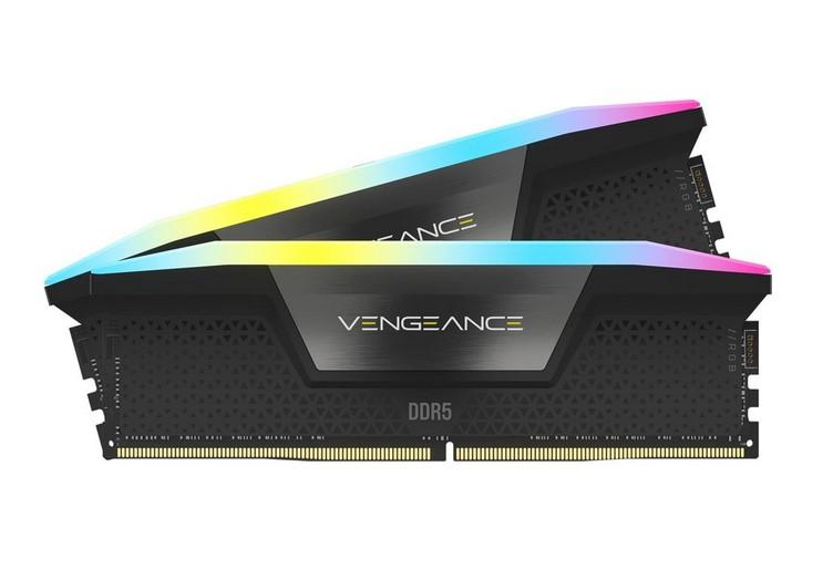 Памет Corsair VENGEANCE RGB, 32GB (2x16GB), DDR5 4800MHz, CL36 , 1.25V