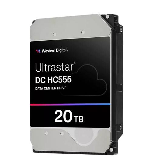 Твърд диск Western Digital Ultrastar DC HC555 20TB 512MB, 7200 RPM, SATA ULTRA 512E SE NP3 DC, 3.5" (8.89 cm)