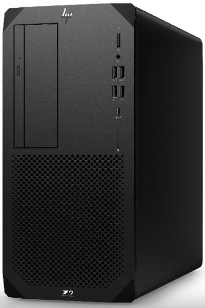 Компютър HP Z2 G9 Tower, Intel Core i3-12100 4C (3.30 / 4.30 GHz, 12MB Cache), Intel UHD Graphics 730, 16GB DDR5 4800 MHz, 256GB SSD M.2 NVMe + 8TB HDD, Windows 11 Pro