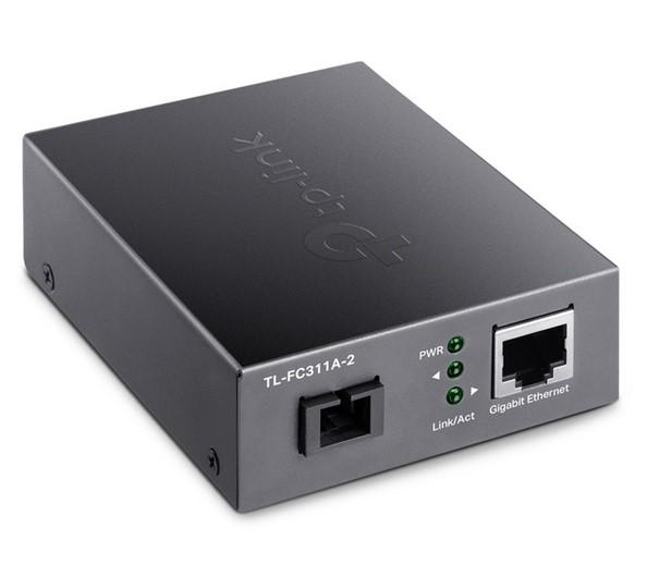 Медиа конвертор TP-Link TL-FC311A-2 WDM Media Converter, 1x 10/100/1000 Mbps RJ45 Port (Auto MDI/MDIX), 1x Gigabit SC Fiber Port