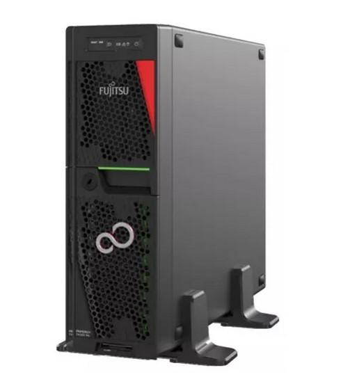 Сървър Fujitsu Primergy TX1320 M6, Raptop Lake Intel Xeon E-2488 8C (3.2/5.6GHz, 24MB Cache), 32GB DDR5 UDIMM, без твърд диск, 2x Intel i210 GbE LAN, 3x USB 3.2 Type-A, 1x USB 3.2 Type-C, 500W PSU , Free DOS