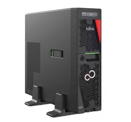Сървър Fujitsu Primergy TX1320 M6, Raptop Lake Intel Xeon E-2488 8C (3.2/5.6GHz, 24MB Cache), 32GB DDR5 UDIMM, без твърд диск, 2x Intel i210 GbE LAN, 3x USB 3.2 Type-A, 1x USB 3.2 Type-C, 500W PSU , Free DOS