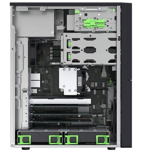 Сървър Fujitsu PRIMERGY TX1310 M5,  Intel Xeon E-2356G 6C (3.2/5.0GHz, 12MB Cache), 32GB DDR4 UDIMM, 2x 480GB SATA SSD, 2x 1GbE LAN, 284W PSU, Free DOS