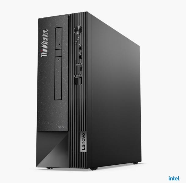 Компютър Lenovo ThinkCentre neo 50s Gen 4, Intel Core i5-13400 10C (2.5/4.6GHz, 20MB Cache), 16GB DDR4, 512GB SSD NVMe, Slim DVD, Free DOS