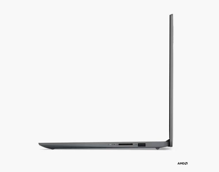 Лаптоп Lenovo IdeaPad 1 15AMN7, AMD Ryzen 3 7320U 4C (2.4/4.1GHz, 4MB Cache), 15.6" (39.62 cm) Full HD TN Anti-Glare Display, 512GB SSD, Free DOS