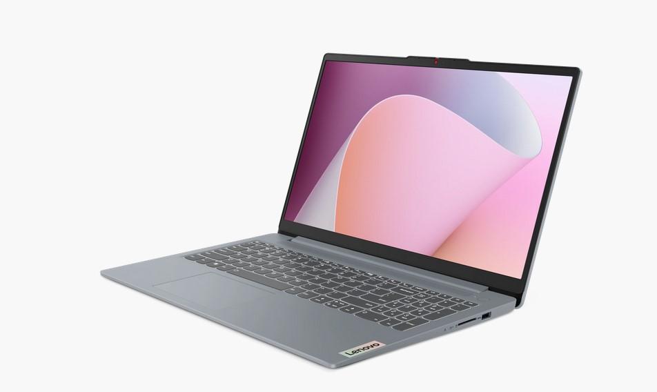 Лаптоп Lenovo IdeaPad Slim 3 15ABR8, AMD Ryzen 7 7730U 8C (2.0/4.5 GHz, 16MB Cache), 15.6" (39.62cm) Full HD TN Anti-Glare Display, 16GB DDR4, 512GB SSD, Free DOS