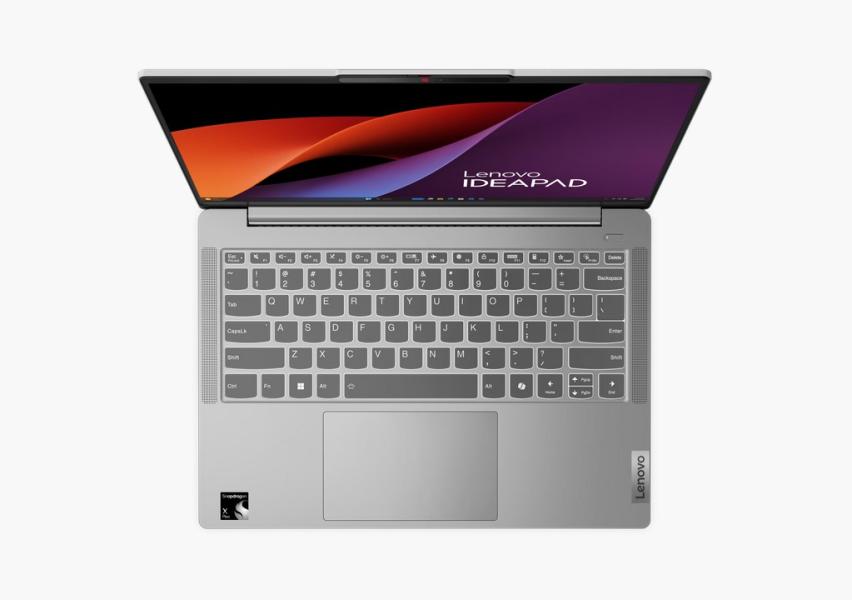 Лаптоп Lenovo IdeaPad Slim 5 14Q8X9, Qualcomm Snapdragon X Plus X1P-42-100 8C (3.2/3.4GHz, 30MB Cache), 14" (35.56cm) WUXGA OLED 400nits Glare Display, 32GB LPDDR5X, 1TB SSD NVMe,  Windows 11 Home