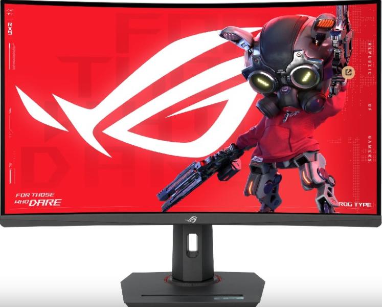 Монитор ASUS ROG Strix XG32WCMS, 31.5" (80.01 cm) Fast VA WLED Curved 1500R WQHD, 280Hz, 400cd/m2, 4 000:1, 1ms, HDMI, DP, USB Type-C