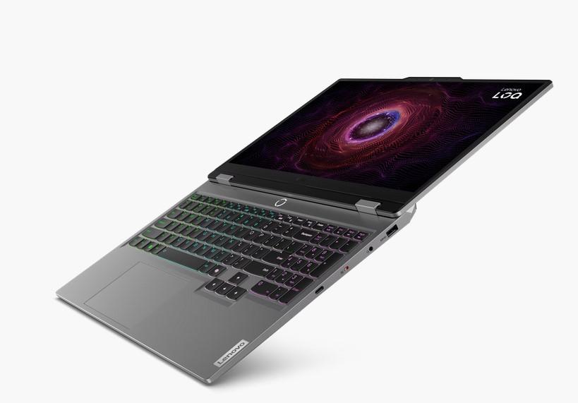 Лаптоп Lenovo LOQ Gaming 15ARP9, AMD Ryzen 7 7435HS 8C (3.1/4.5GHz, 16MB Cache), 15.6'' (39.62 cm), IPS FHD, 144Hz, NVIDIA GF RTX4060 8GB GDDR6 DLSS 3, 24GB DDR5, 1TB SSD, Free DOS