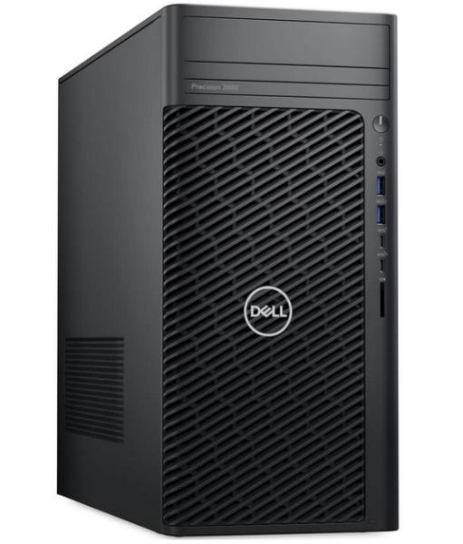 Компютър Dell Precision 3680 Tower, Intel Core i7-14700 20C (2.1/5.4GHz, 33MB Cache), Nvidia T1000 8GB, 16GB DDR5, 512GB SSD NVMe, Mouse + BG KBD, Win 11 Pro