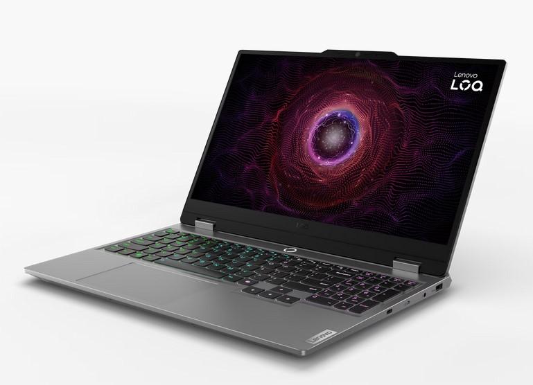 Лаптоп Lenovo LOQ Gaming 15ARP9, AMD Ryzen 7 7235HS 4C (3.2/4.2GHz, 8MB Cache), 15.6'' (39.62 cm), IPS FHD, 144Hz, NVIDIA GF RTX3050 6GB GDDR6, 24GB DDR5, 512GB SSD, Windows 11 Home